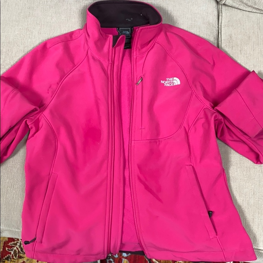 Bright Pink Women’s Apex Bionic North Face Jacket